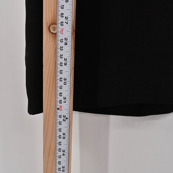 RAMY BROOK Dress Sz 2 Black Grommet Lace Up Drop Waist V Neck Shift Sleeveless - Picture 11 of 12